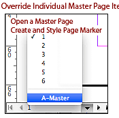 part of an image in a tutorial on master pages