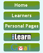 proposed buttons for home, learners, personal pages, ilearn and gmail
