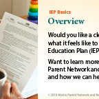 IEP Basics thumbnail image