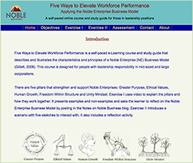 web-based course by Noble Advisors