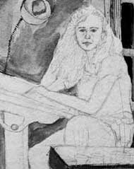 portrait of a young woman artist