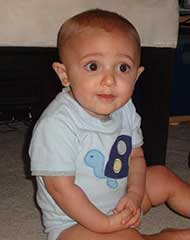 phoro of a 9 month old boy