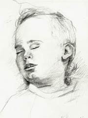 portrait of an 18 month old baby